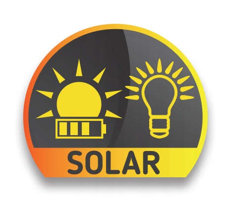 LAMPA SOLARNA KINKIET LED NUMER DOMU IP 44 PODŚWIETLANY 6500K CHROM Szerokość produktu 24 cm