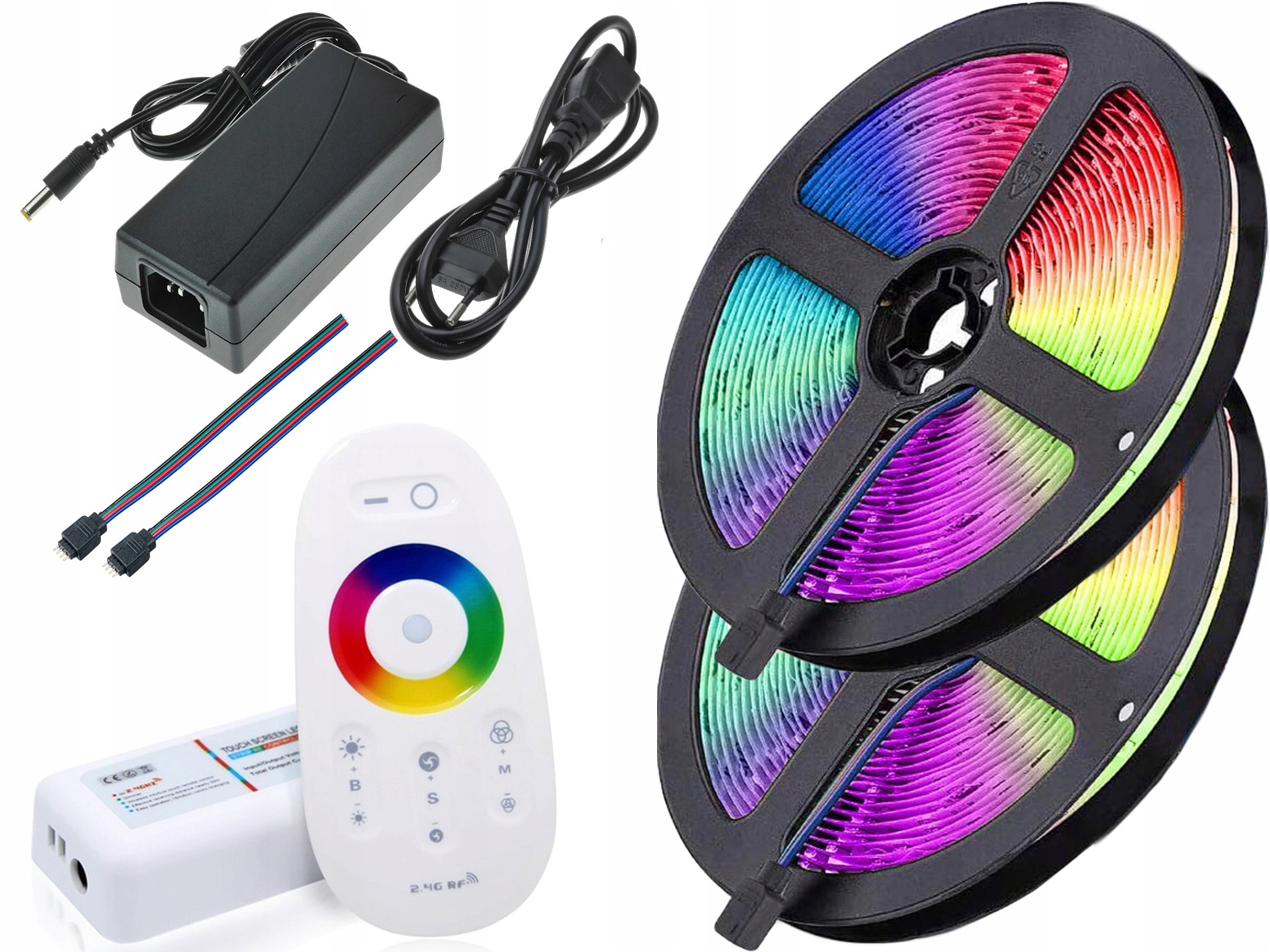 

Zestaw Rgb 10M 300 Led Pilot Radiowy Taśma 5050
