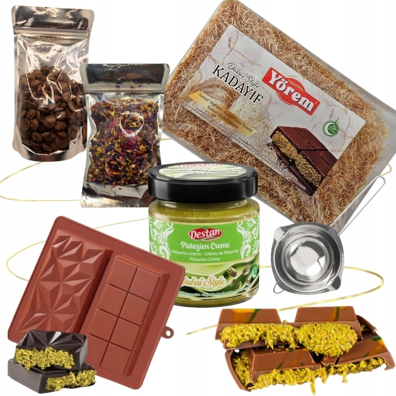 Sada na výrobu čokolády Jedlé Květy sicao mléčná čokoláda 6 ks.