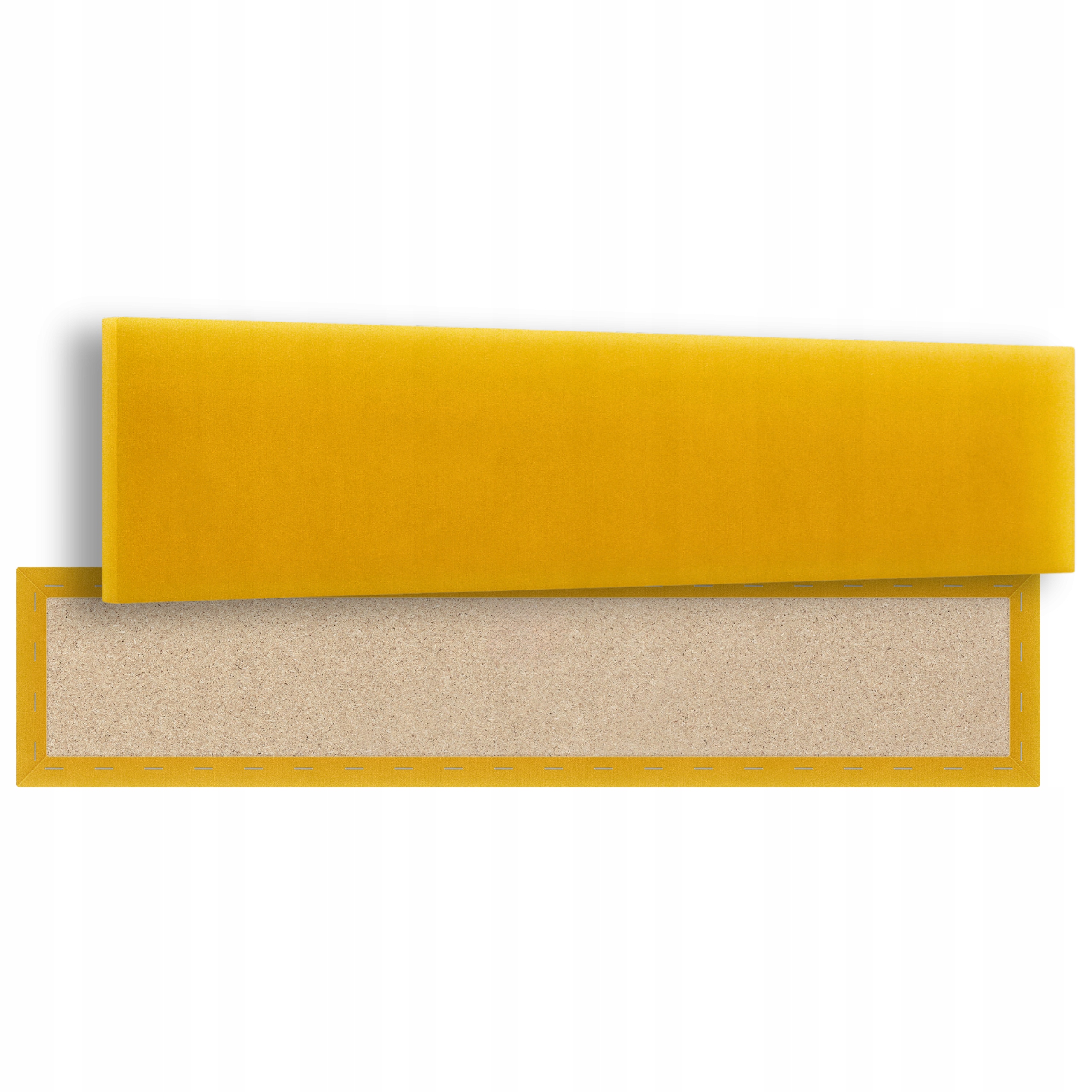 PANELE ŚCIENNE TAPICEROWANE 70x15 15x70 MAGIC VELVET 2290 ŻÓŁTY PROSTOKĄT