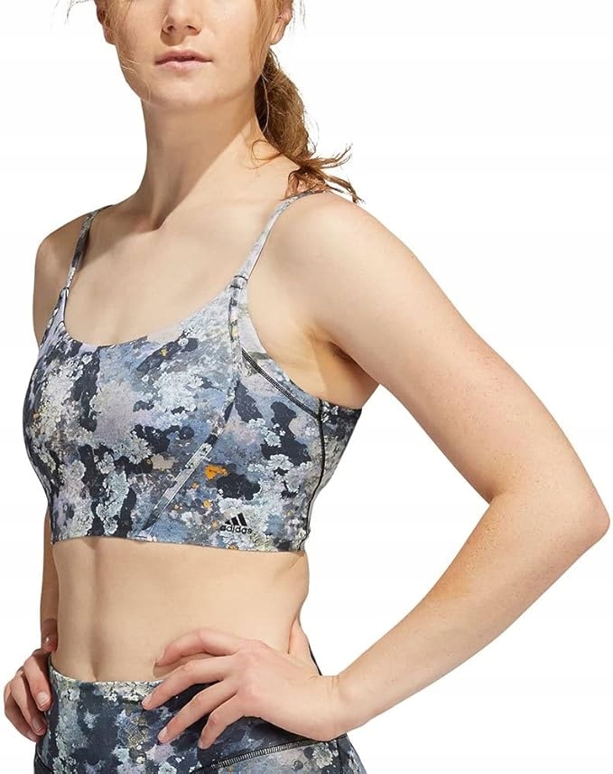 N366 Biustonosz adidas Damen Yo Ls Ll Aop Sport-BH r. Sdd