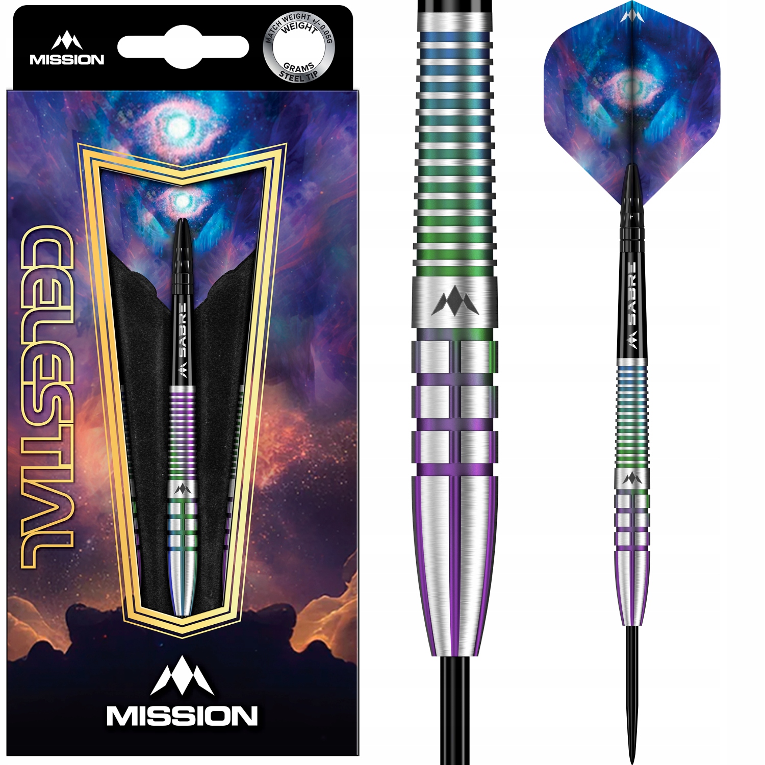 Lotki Rzutki Dart Mission Celestial 95% Wolfram 21g