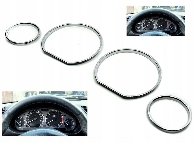 

Piękne Chrom Ramki na Zegary Bmw E36 1990-2000r.