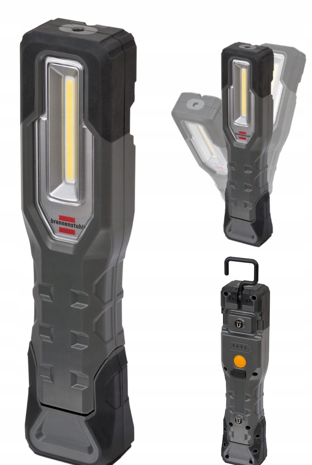 Lampa Warsztatowa LED 1000+200lm IP54 Akumulatorowa Obudowa Gumowana EAN (GTIN) 4007123663422