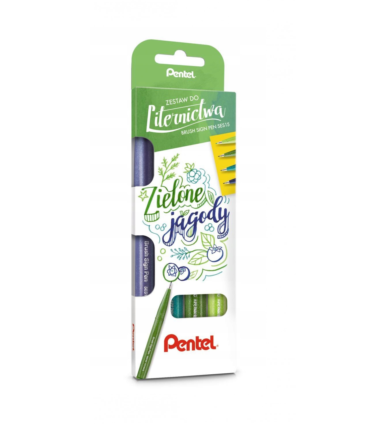 

Zestaw Pentel do Letteringu [4] zielone jagody