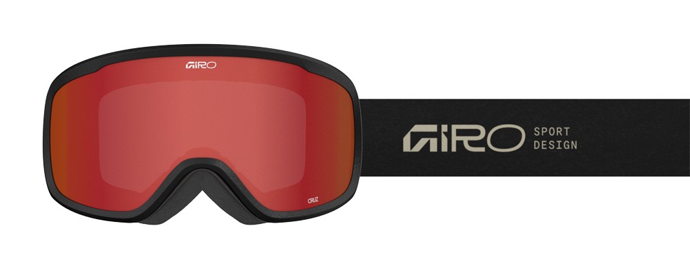 Lyžařské brýle Giro Cruz Black Tan Stacked Zrcadlové sklo Amber