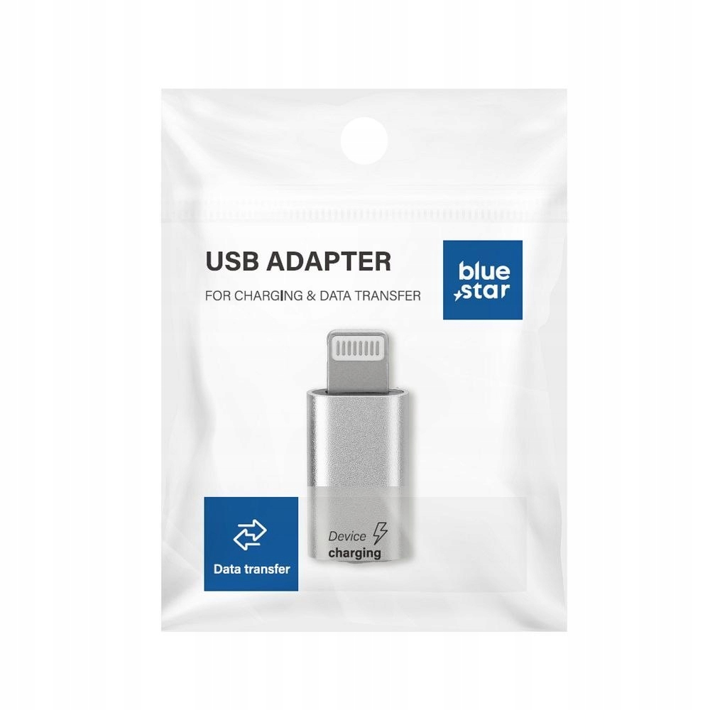 Adapter Typ C do Lightning Blue Star biały