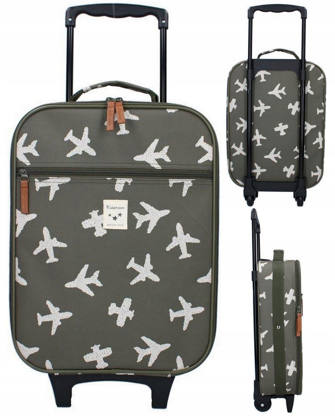 Walizka dziecięca na kółkach podróżna pojemna Kidzroom