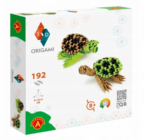 

Zestaw Kreatywny Origami 3D Żółwie Alexander