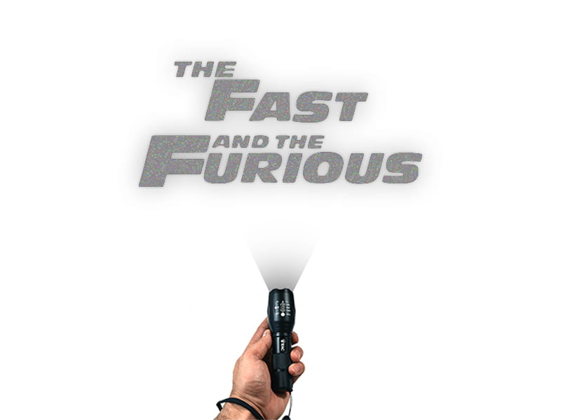 THE FAST AND THE FURIOUS - Naklejka na samochód na auto ODBLASKOWA Producent Inny