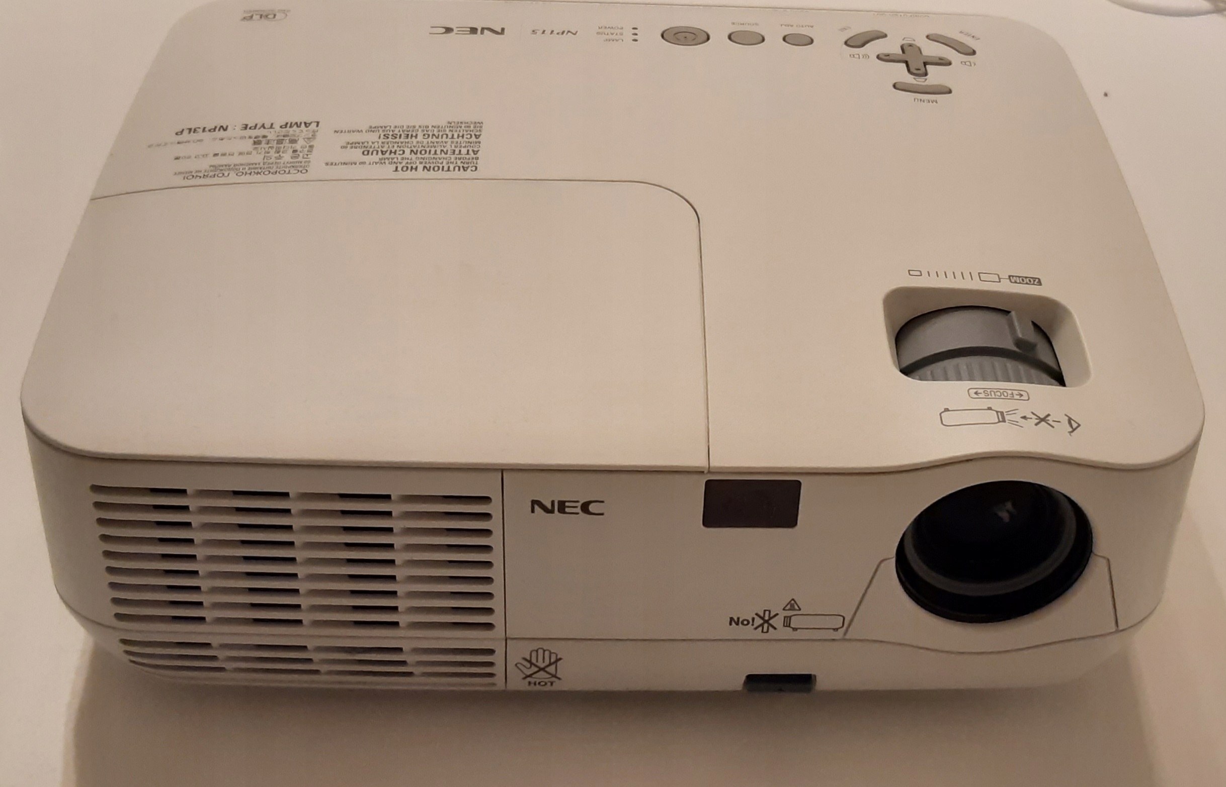 NEC NP115 OPIS! Marka NEC