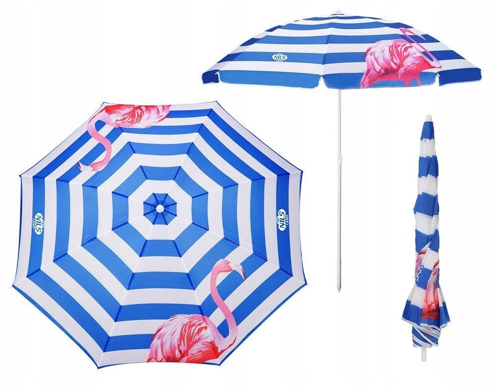 

Parasol Plażowy Ogrodowy Składany Średnica 160 cm