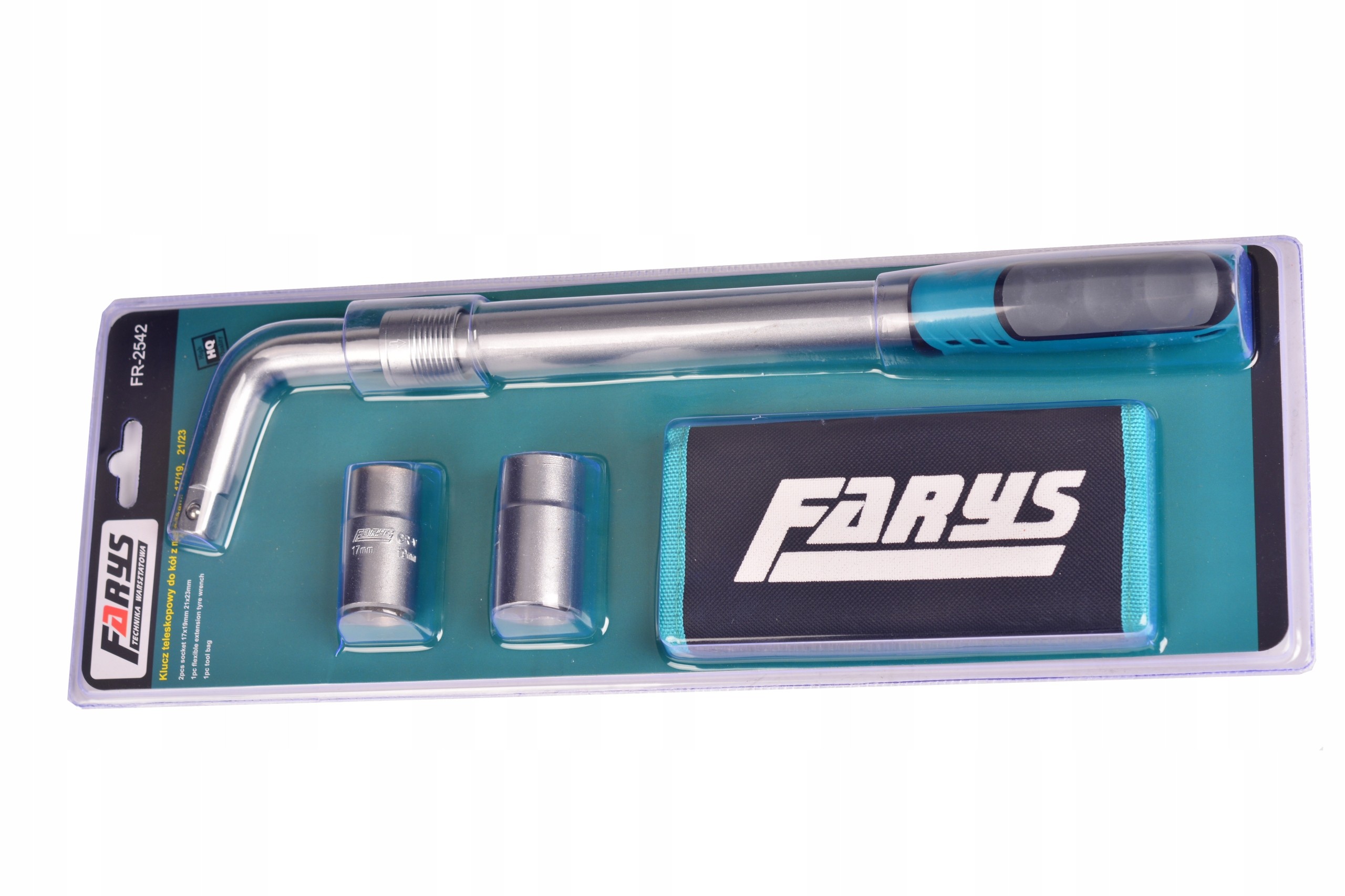 KLUCZ DO KÓŁ TELESKOPOWY + 2 NASADKI + ETIU Farys EAN (GTIN) 5907781832484