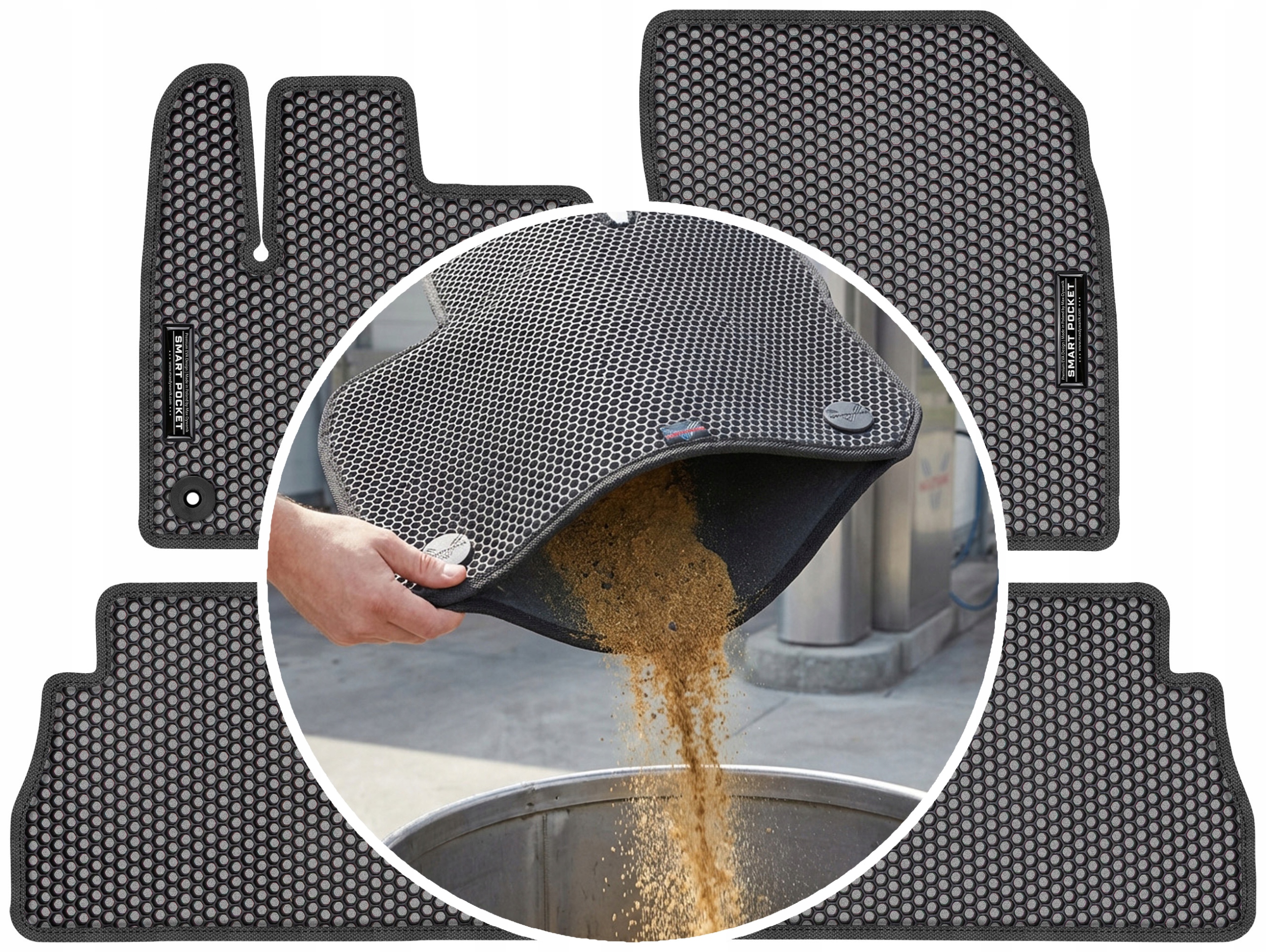 Peugeot Rifter 2018- e-Rifter 2021-2022 Koberce Eva Smart Pocket