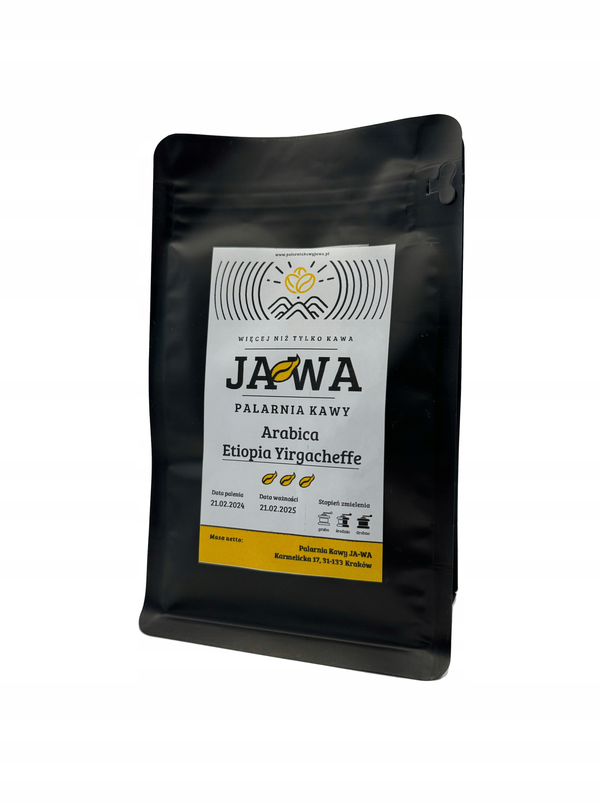 Levně Káva Arabica Etiopie Yirgacheffe 1000g