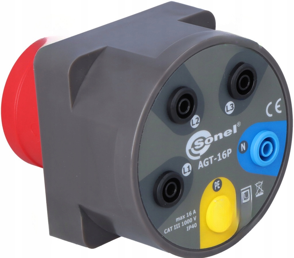 Sonel адаптер AGT-16A банановые розетки 5-контактный