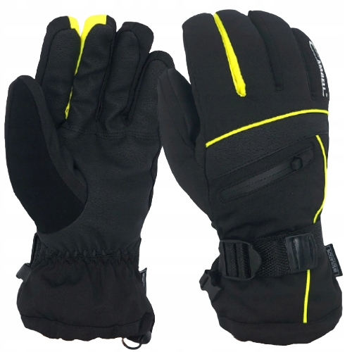 OCIEPLANE RĘKAWICE SPORTOWE WODOODPORNE TERMICZNE ZIMOWE NARCIARSKIE CIEPŁE
