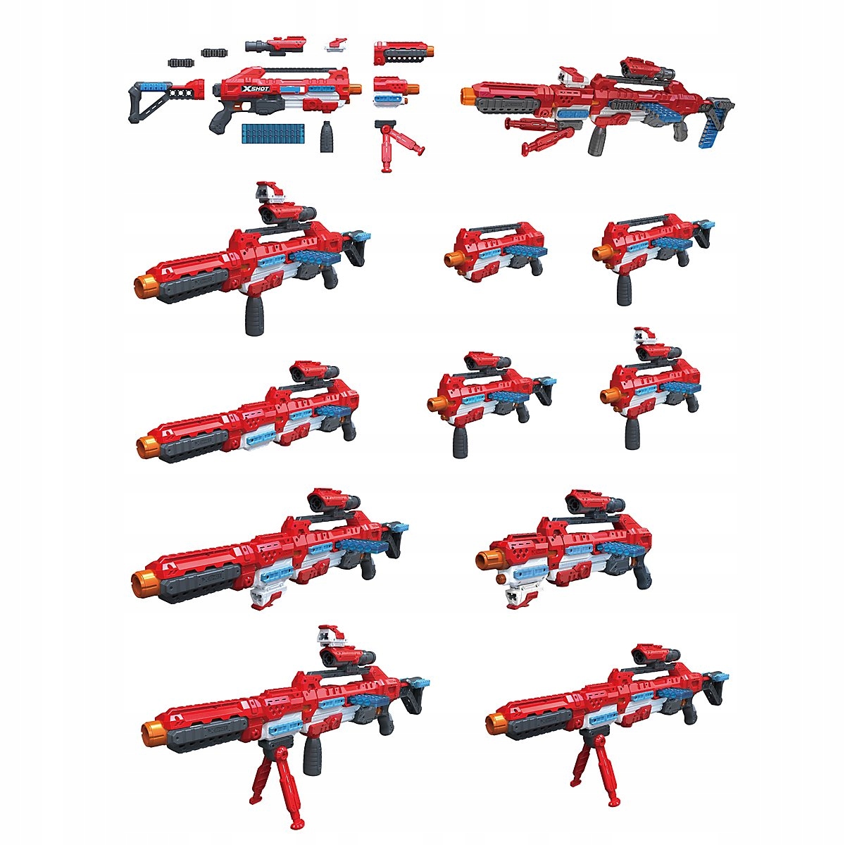 X-SHOT SNAJPERKA REGENERATOR + STRZAŁKI NERF Płeć chłopcy dziewczynki