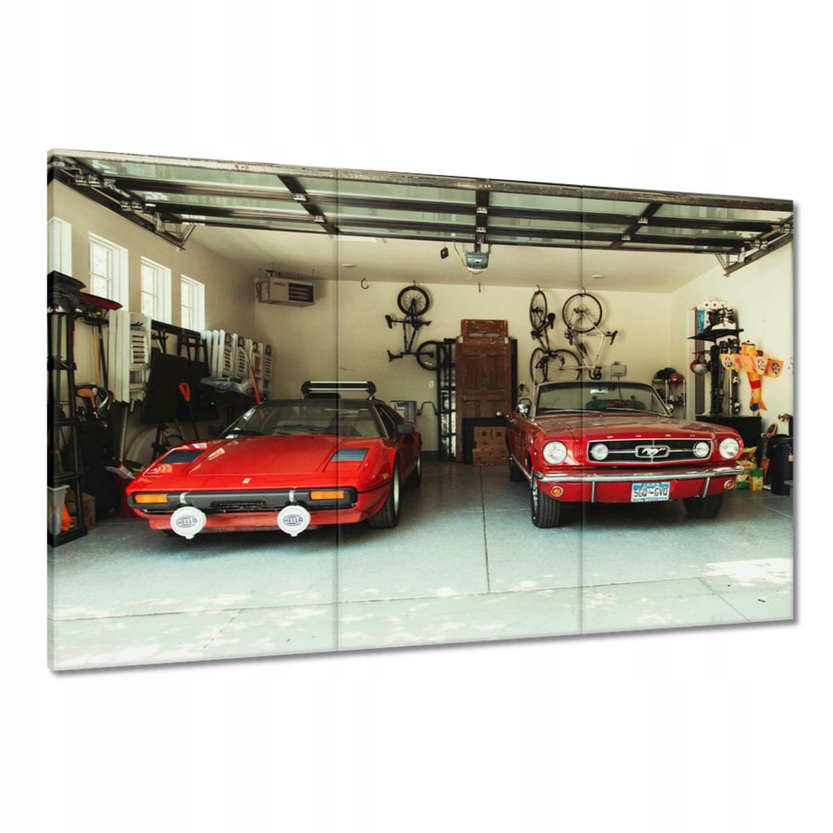 Obrazy 120x80 Perličky v garáži Klasika