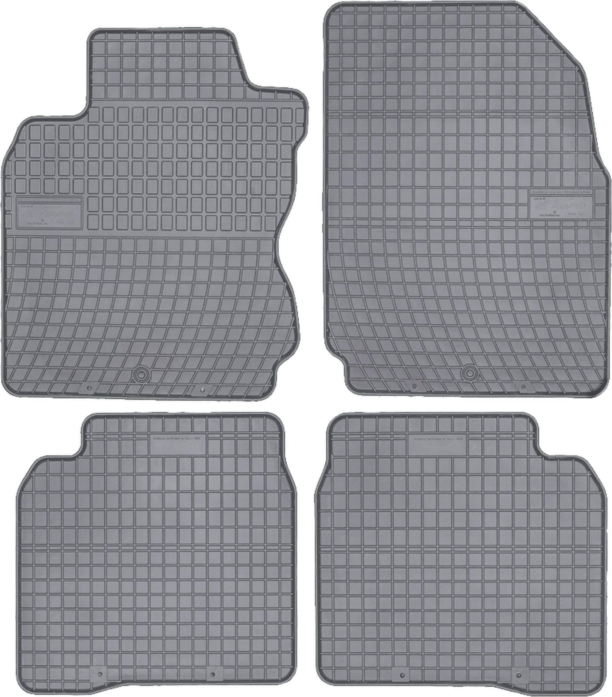 Килимки Фрогум резинові Gr453 4 el.