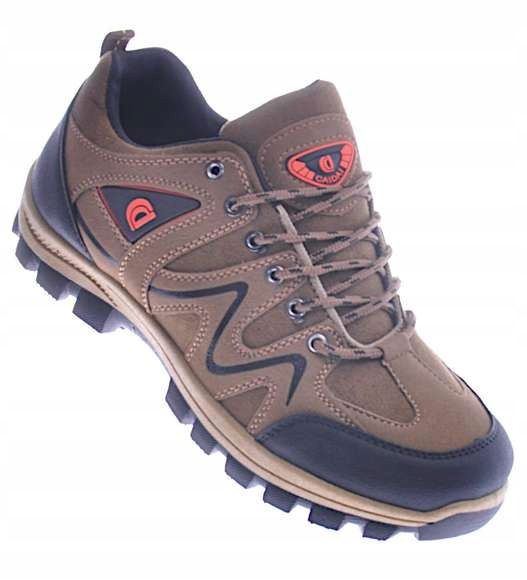 

Brązowe Sznurowane Buty Trekkingowe 12603 43