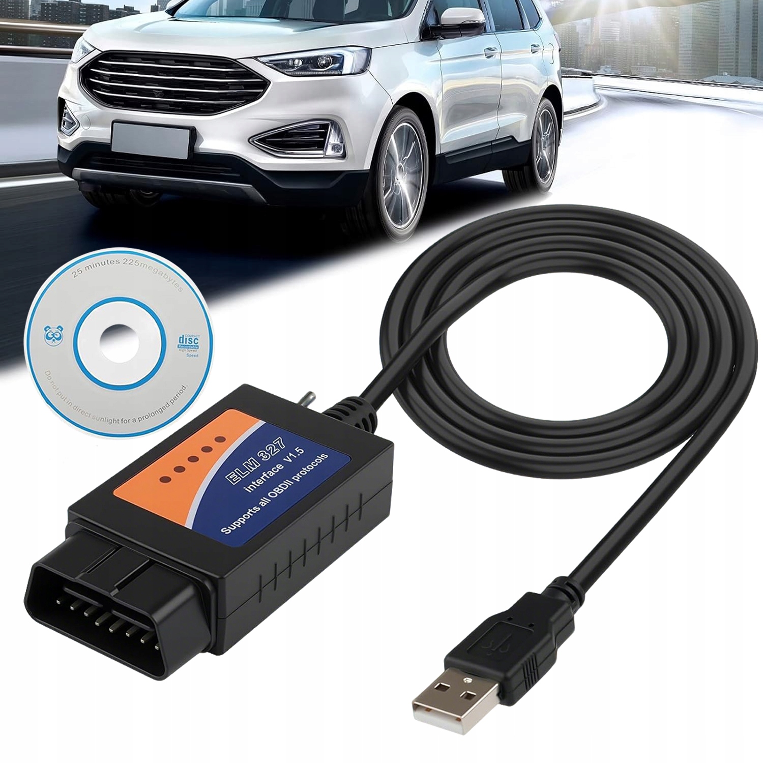 Interfejs Ford FORScan Diagnostyka Kodowanie język Elm 327 Hs/ms Can