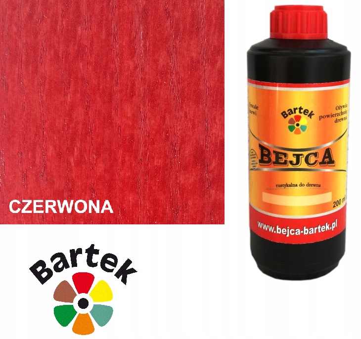 

Bejca Do Drewna Rustykalna Bartek 0,2L Czerwona
