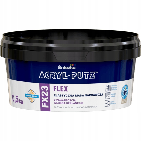 

Acryl-Putz Masa naprawcza FX23 Flex 0,5kg szpachla