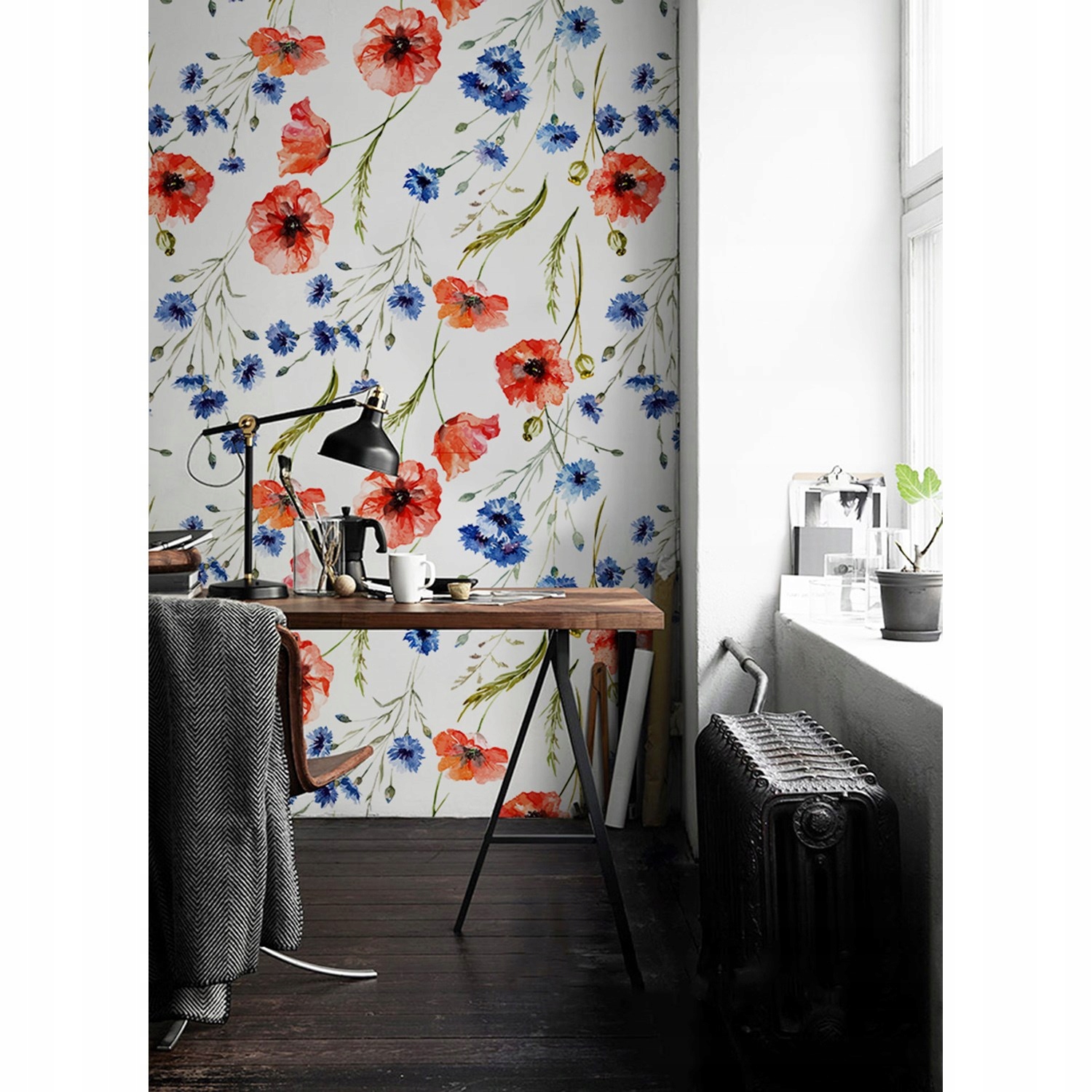

Fototapeta ścienna Kolorowe kwiaty retro 360x250cm