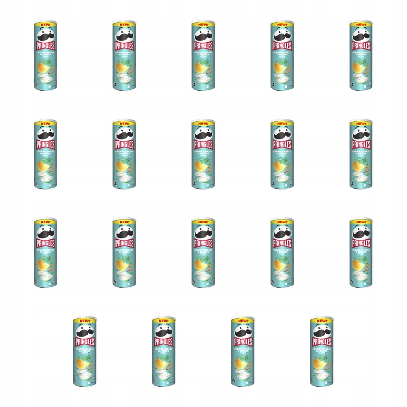 Pringles Cream Cheese & Herbs tuba 165G X19