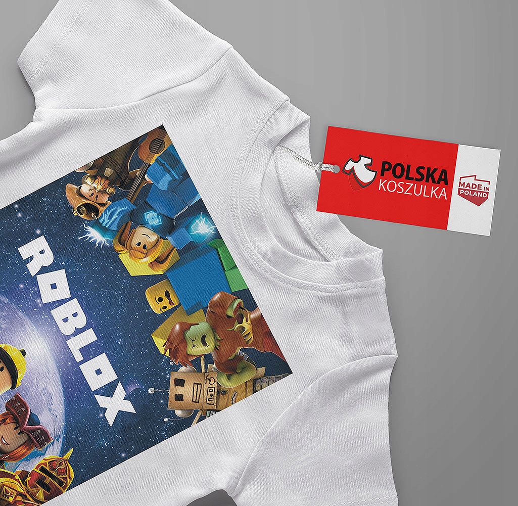 T-SHIRT KOSZULKA DLA DZIECKA ROBLOX 152 SUPER JAKOŚĆ Tematyka, motyw Bluzaka Z Krótkim Rękawem Na WF Sportowa Młodzieżowa Z Nadrukiem Wzory Dziecięca Dla Chłopaca Dziewczynki Prezent