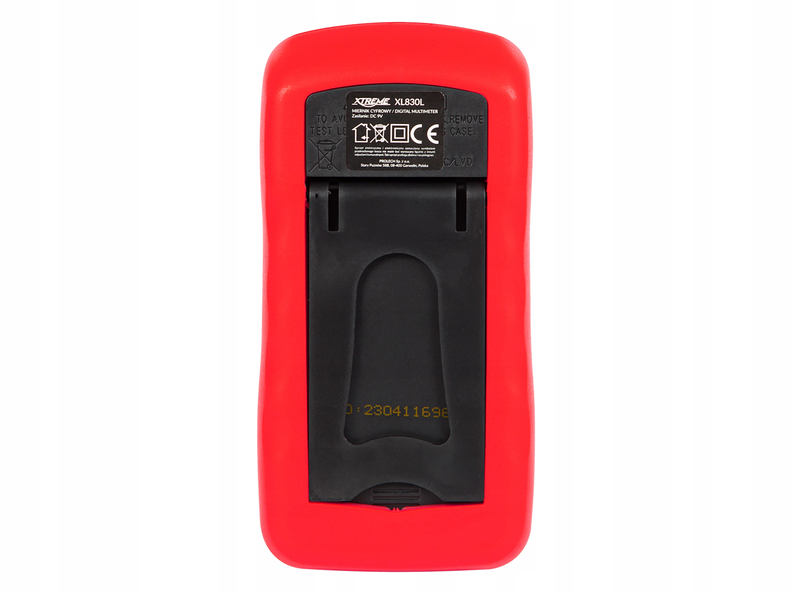 MULTIMETR MIERNIK CYFROWY LCD PRĄDU NAPIĘCIA PROFESJONALNY BATERIA 9V ETUI Marka Xtreme