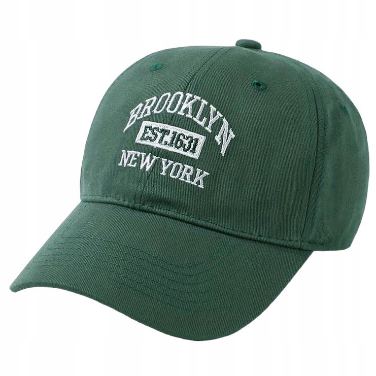 CZAPKA Z DASZKIEM ZIELONA Army Green MĘSKA Damska BEJSBOLÓWKA Regulowana