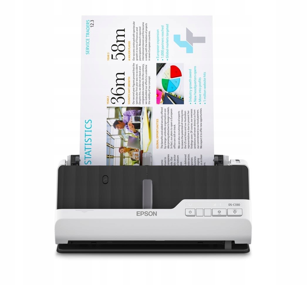 Epson skener DS-C330, A4, 600x600dpi, Usb Záruka 3 let po registraci…