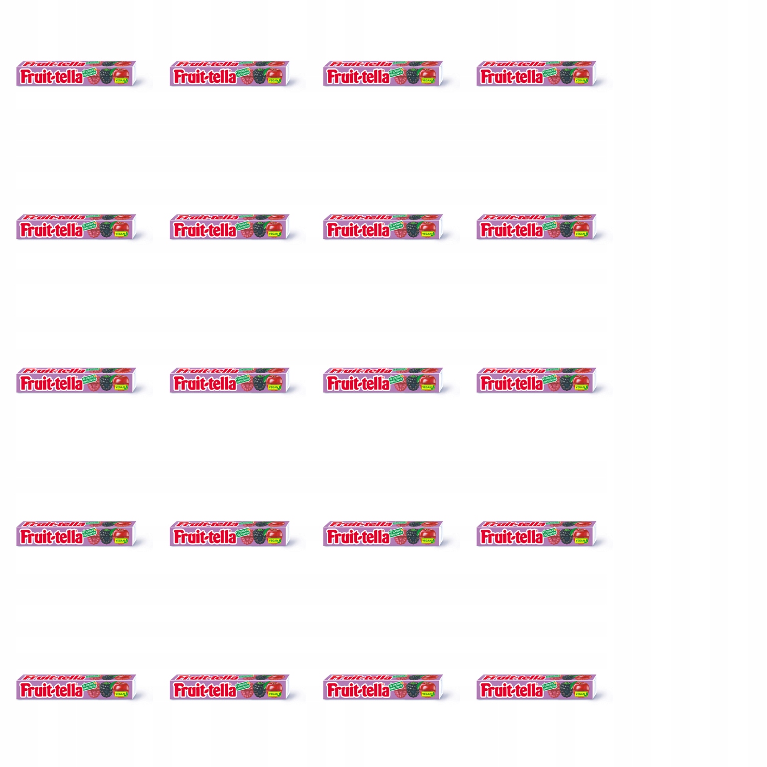 20 x 41 g Fruittella gumy berry mix Karton
