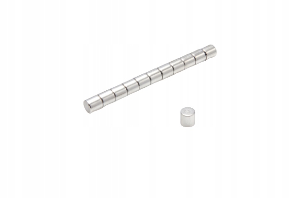 

Magnes Neodymowy Walcowy Mw 5x5 mm N38 50 szt.