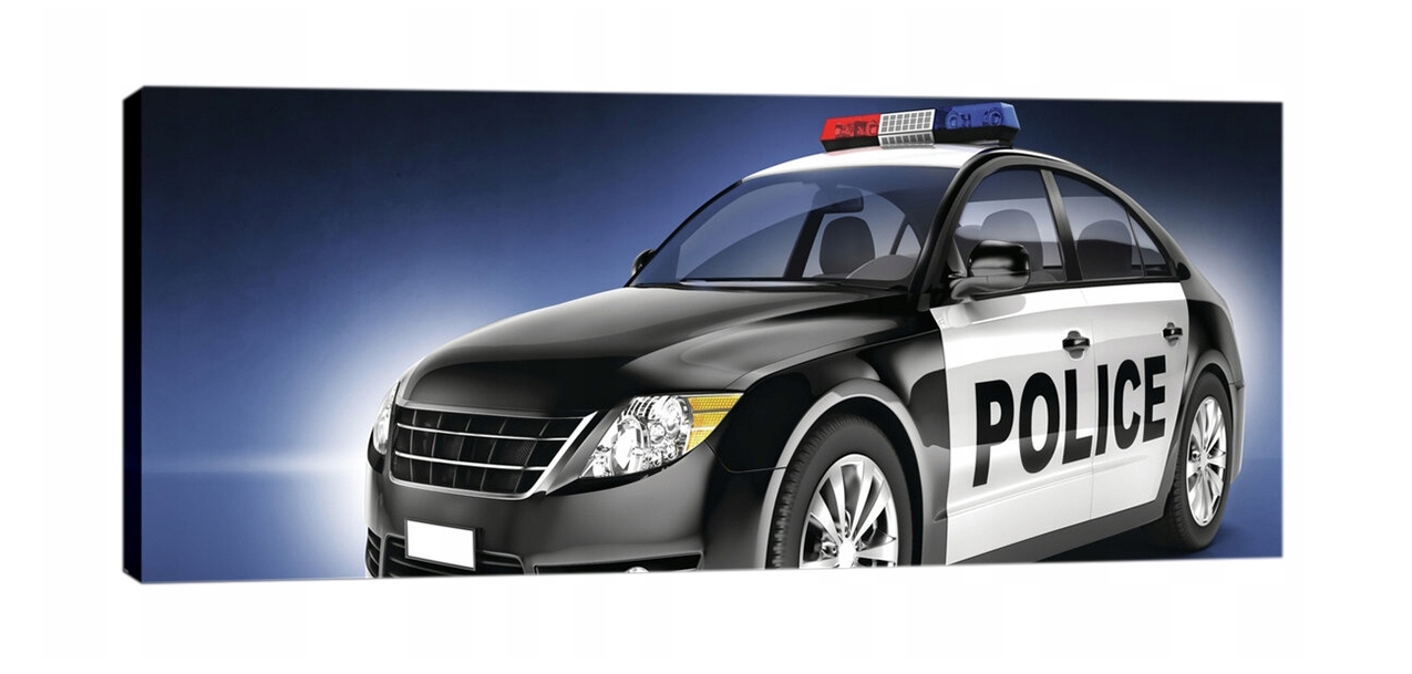 Obraz 145x45 Rádio hlídka policie auto moderní rychlé zabezpečení