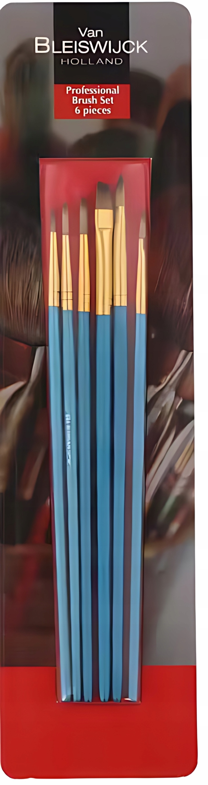 Zestaw Profesjonalnych Pędzli Modelarskich do Detali Precyzyjnego Malowania Marka Van Bleiswijck