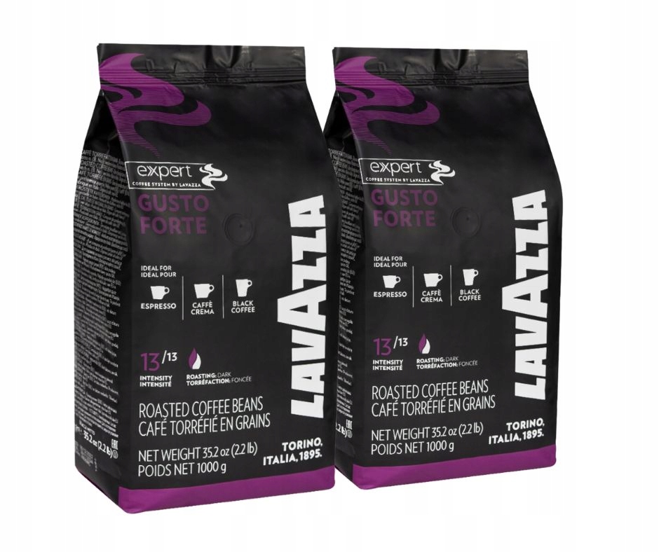 Kawa Ziarmista Lavazza Gusto Forte 1kg 2szt
