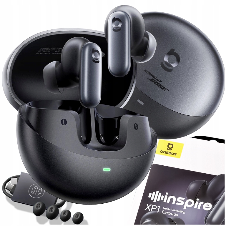 【新品・未開封】Baseus Inspire XC1 【ブラック】 Baseus XC1 🎧 | Słuchawki Open-Ear, Hi-Fi, Komfort, IP66