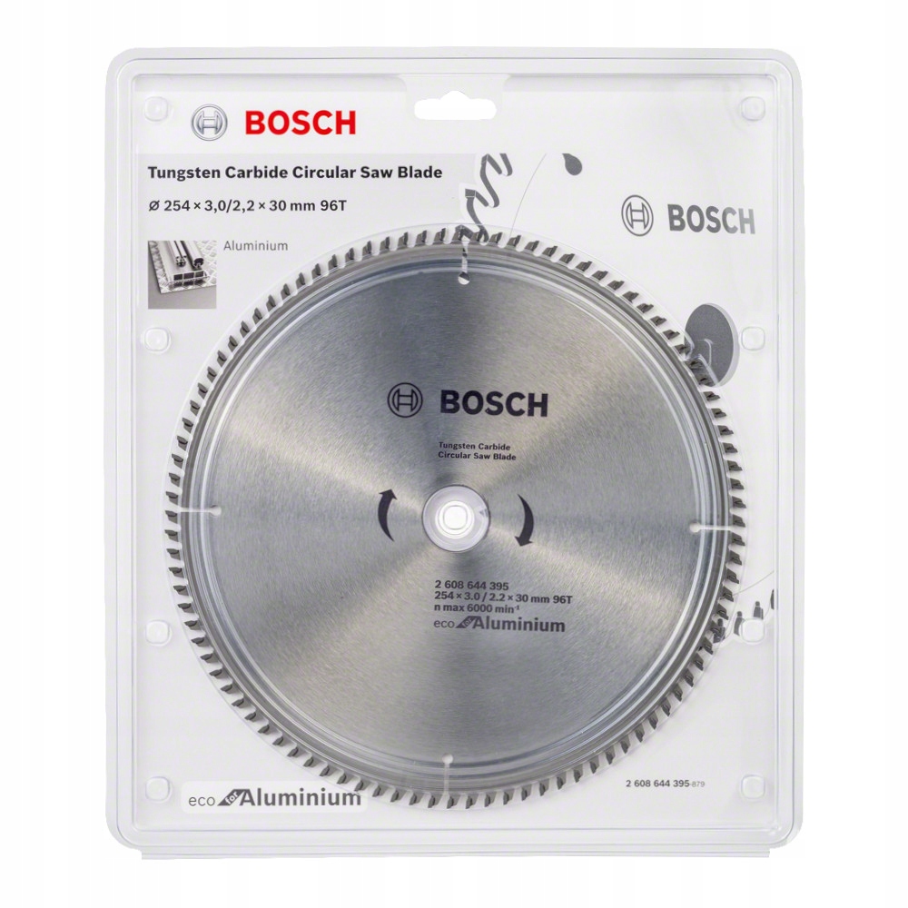

Bosch Tarcza Piła Eco Aluminium 254X30/96Z