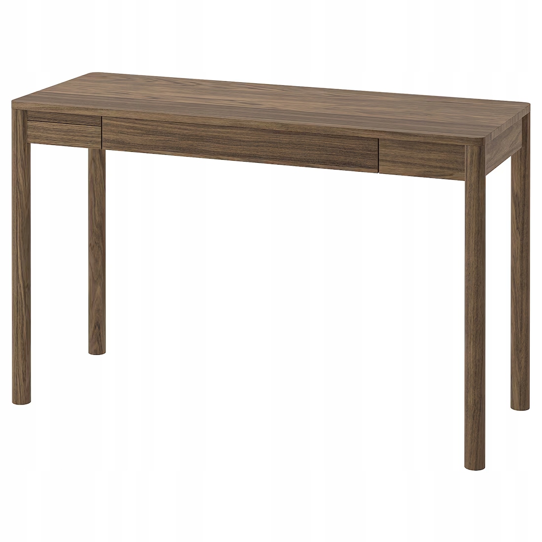Ikea Tonstad Biurko, brązowy bejcowana okleina dębowa, 120x47 cm