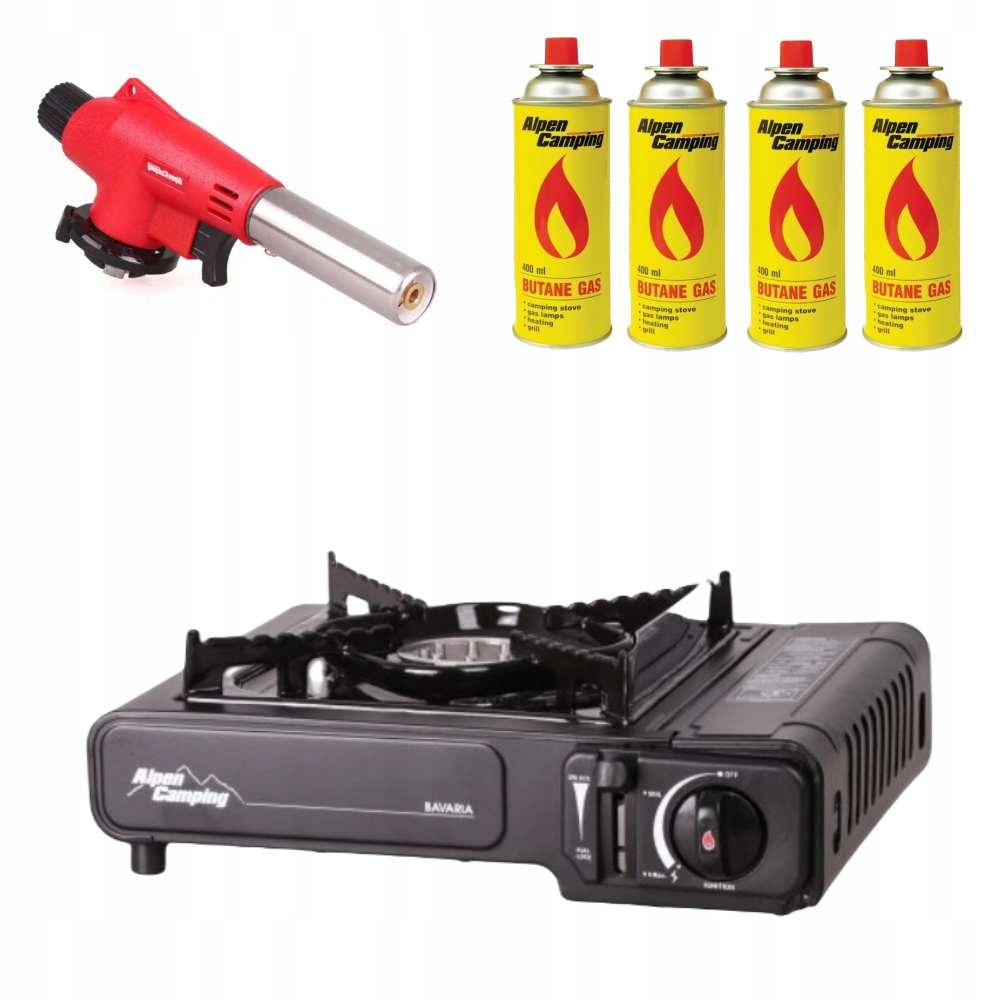 Plynový vařič 4 kartuše plynový hořák