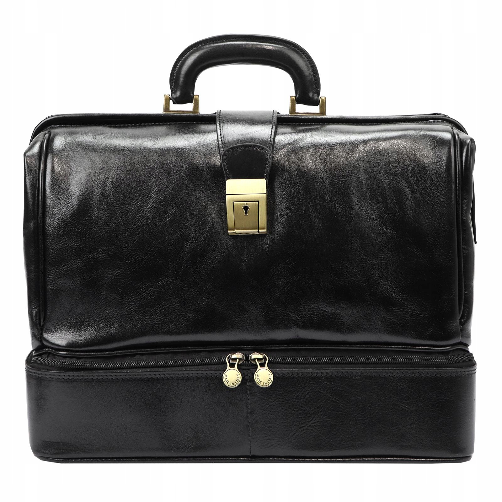 Skórzana biglowa torba lekarska Old School Vintage MD2 Camel Płeć uniseks