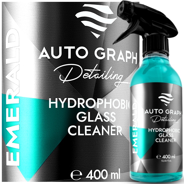 AUTO GRAPH EMERALD HYDROPHOBIC GLASS CLEANER 400ML - PŁYN DO SZYB Z EFEKTEM