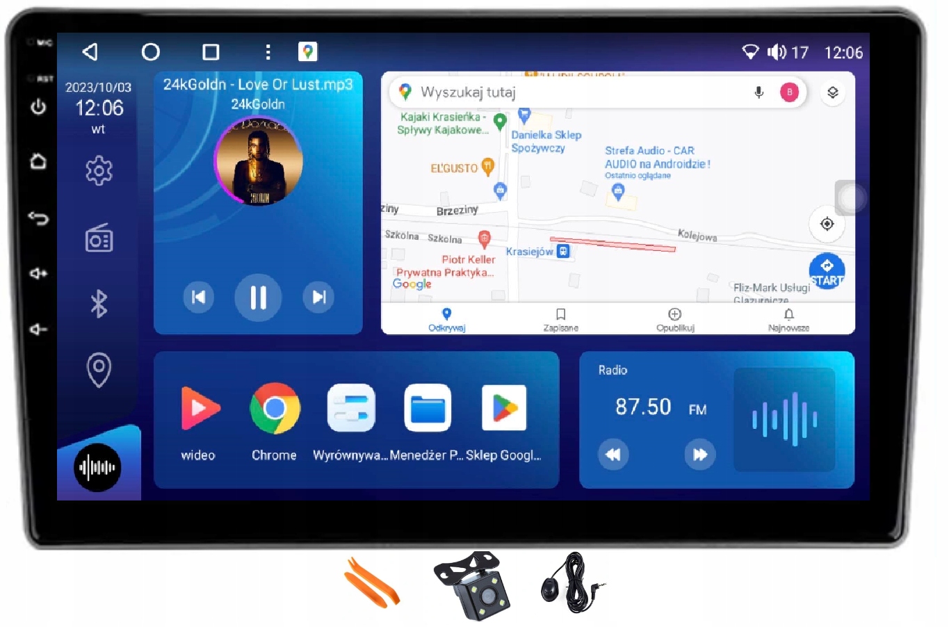 Rádio Android Navigácia M460 Qled Carplay Lte Nissan X-trail 1 T30 00-07