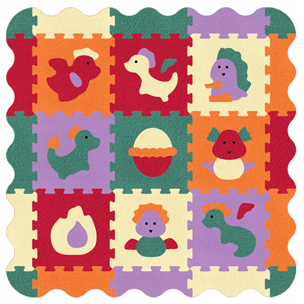 

Puzzle Piankowe Kojec Mata Podłogowa Dino Smoki