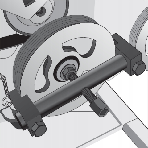 ŚCIĄGACZ KÓŁ PASOWYCH WIELOROWKOWYCH YT-25480 YATO Marka Yato