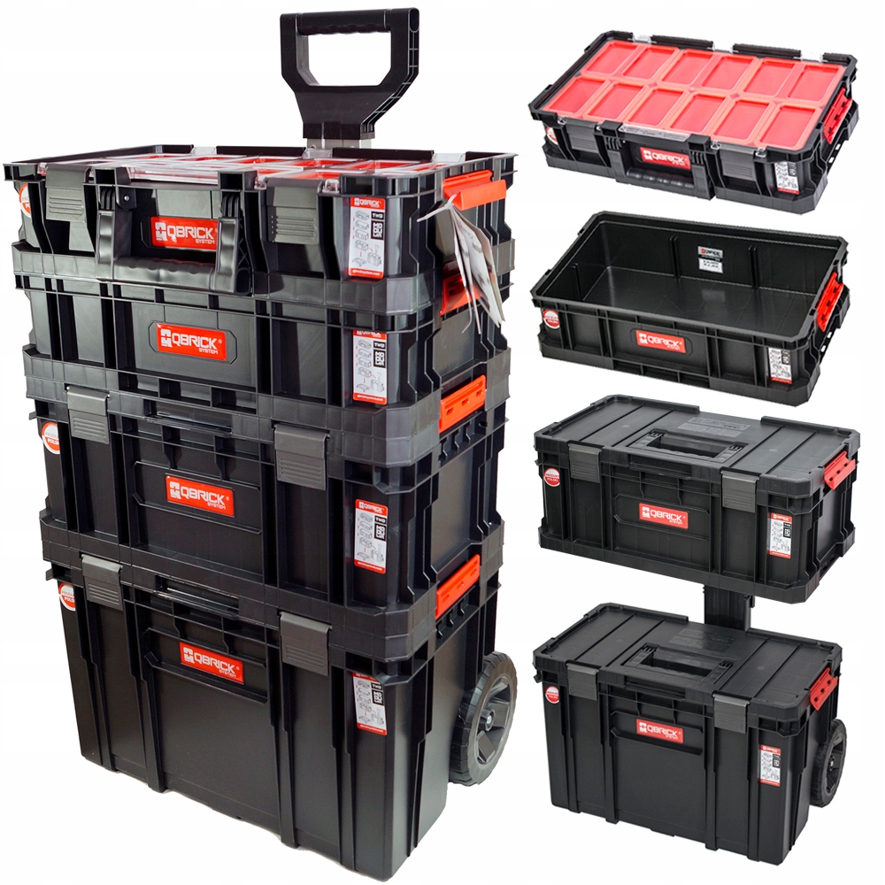 

Skrzynka Narzędziowa Na Kółkach Big Set Qbrick Two