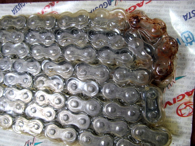 Łańcuch DID 520 O-Ring 104 Kawasaki KLR GPZ 500 Numer katalogowy części 520 MXV